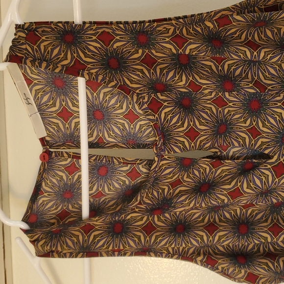 Gibson Romper Cute Patterned Size Medium Shorts Pockets! - Picture 3 of 12